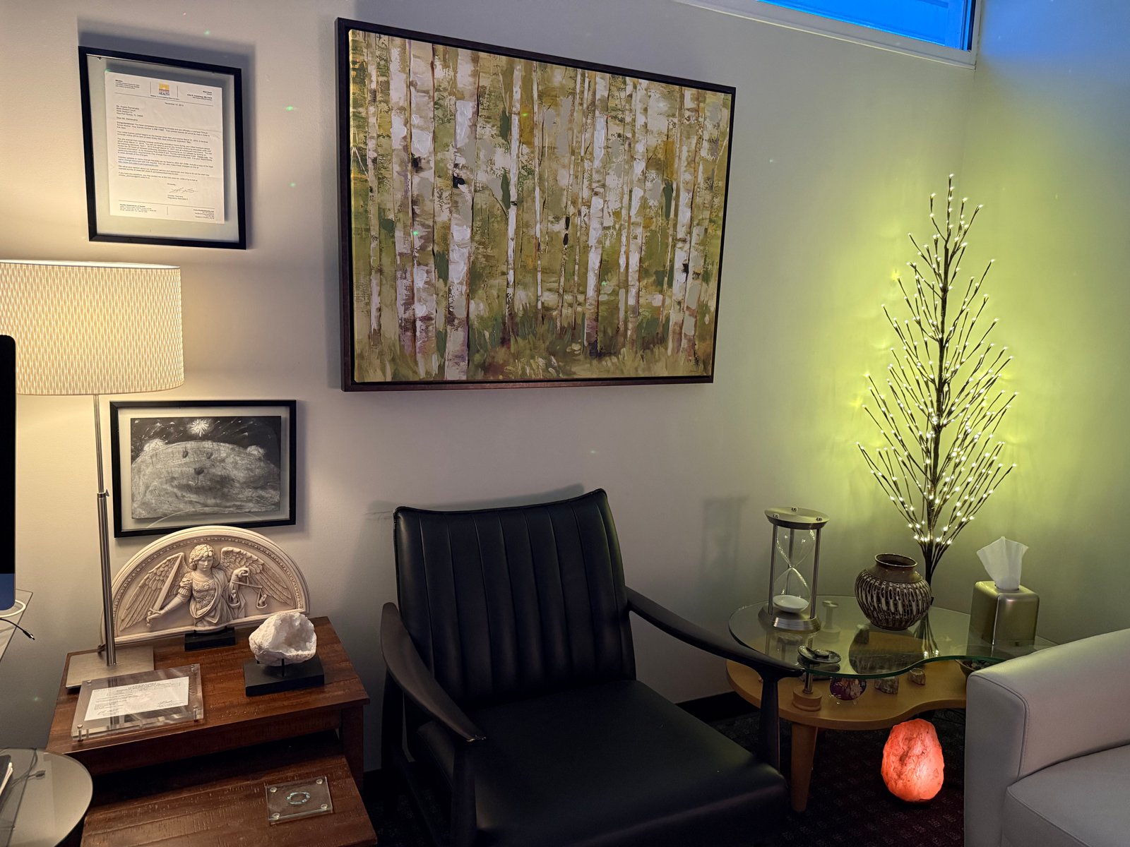 Office reading corner